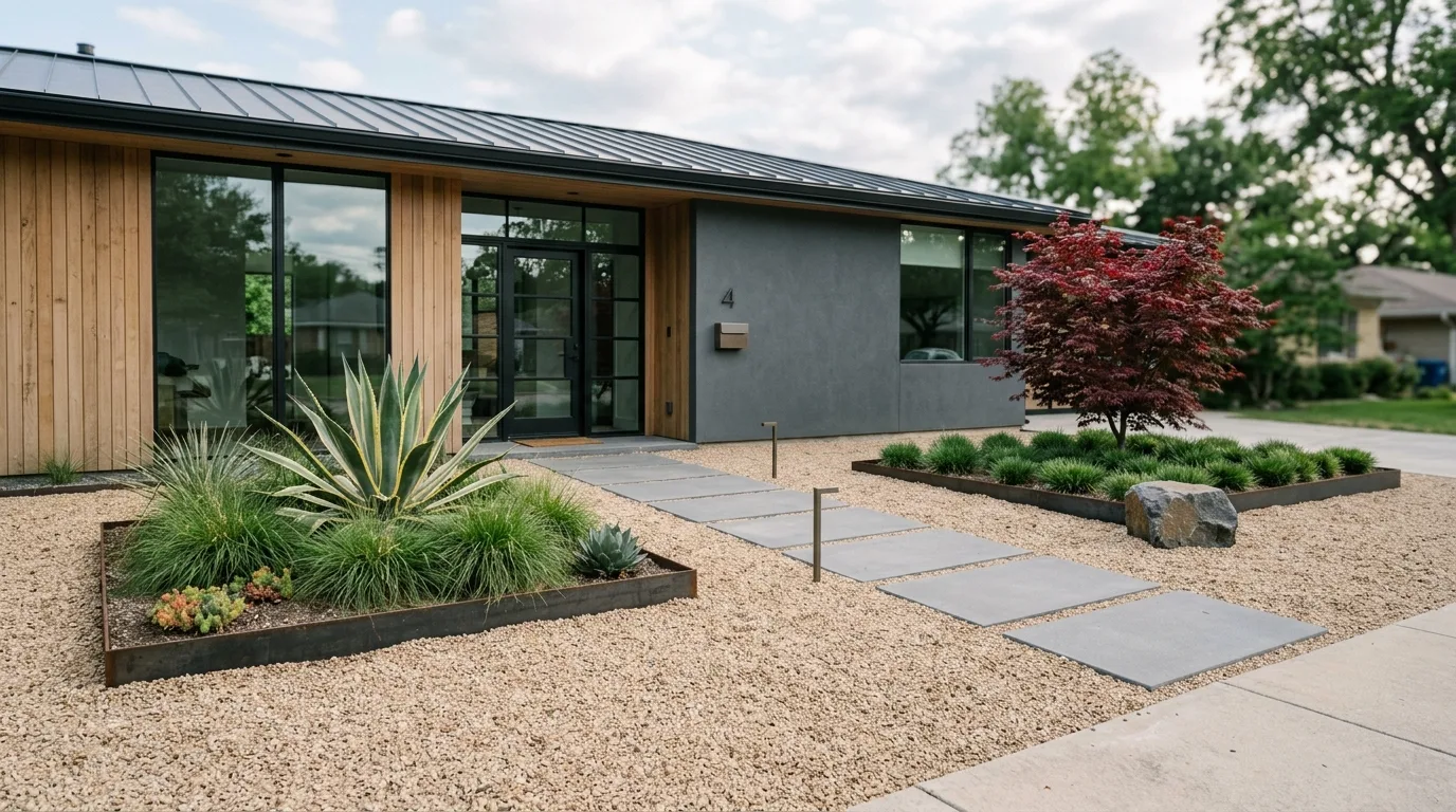 Potted Plants Near the Porch